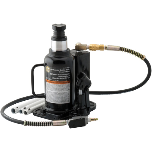 Cric-bouteille pneumatique, 20 tonne(s), Air comprim&eacute;/hydraulique, 18-3/4" Hauteur &eacute;lev&eacute;e Pronet Distribution