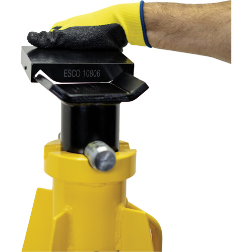 Adaptateur &agrave; dessus plat pour supports de v&eacute;rin ESCO de style haut de 20 et 25 tonnes Pronet Distribution