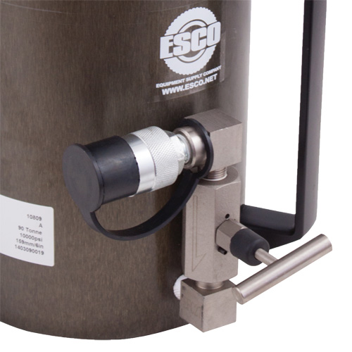 Cric de s&eacute;curit&eacute;, Col verrouillable, Capacit&eacute; de 100 tonnes, 13-37/100" - 19-3/5" h Pronet Distribution