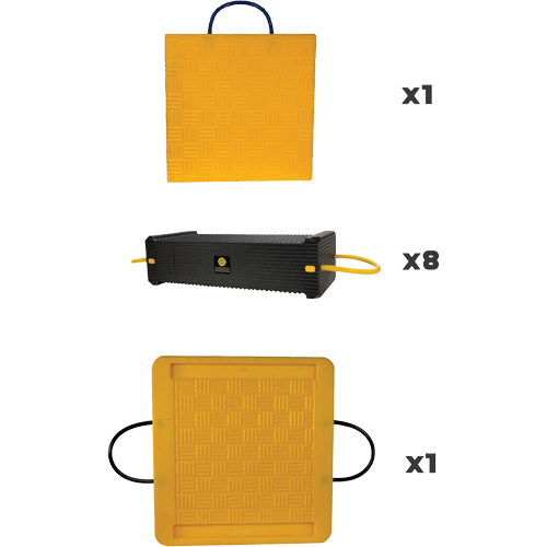 Ensemble de syst&egrave;me de sout&egrave;nement en composite CribLok 10 mcx Pronet Distribution