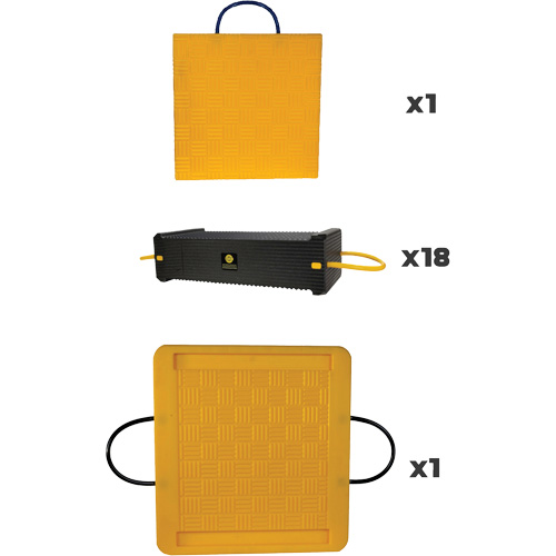Ensemble de syst&egrave;me de sout&egrave;nement en composite CribLok 20 mcx Pronet Distribution