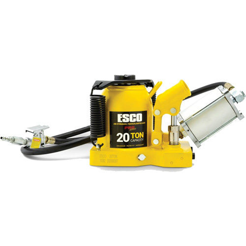 Cric bouteille de s&eacute;rie Pro "Shorty", 20 tonne(s), Air comprim&eacute;/hydraulique, 12-5/8" Hauteur &eacute;lev&eacute;e Pronet Distribution
