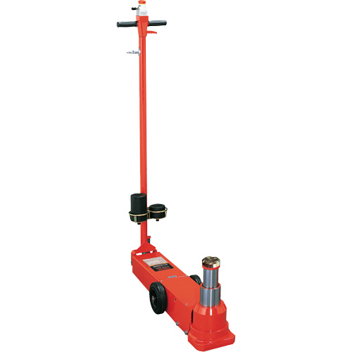 Cric au sol t&eacute;lescopique, 25 tonnes/50 tonne(s), Air comprim&eacute;/hydraulique Pronet Distribution