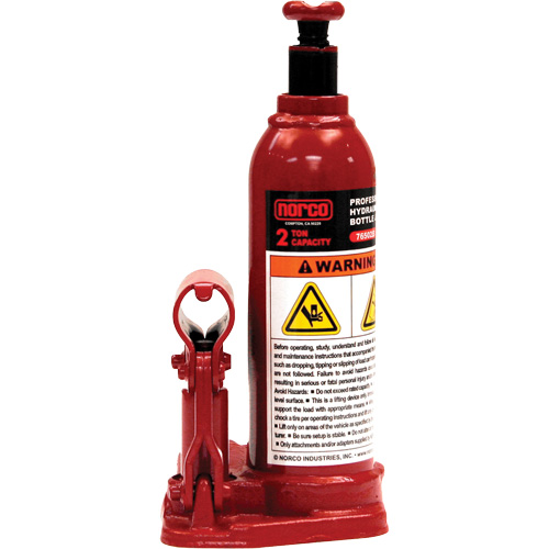 Cric &agrave; bouteille hydraulique professionnel, 2 tonne(s), 14-1/2" Hauteur &eacute;lev&eacute;e Pronet Distribution