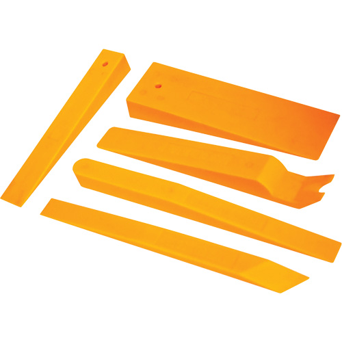Jeu d'assortiment de 5 cales en nylon orange fluo Pronet Distribution