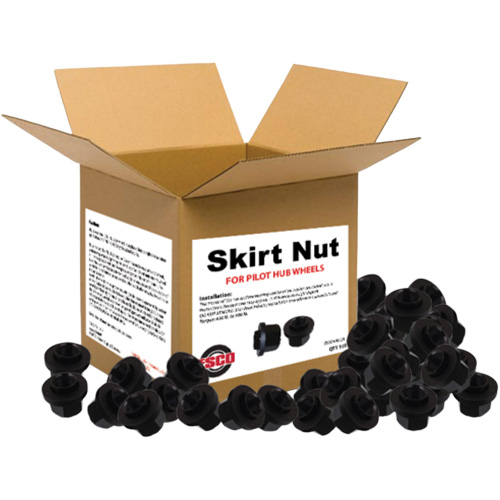 100-Piece Graphite-Coated Skirt Nuts for Pilot Hub Wheels Pronet Distribution