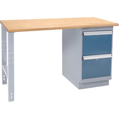 &eacute;tabli industriel, Porte a/combinaison de tiroirs, Cap 1000 lb, 60" la x 36" p, 34" h Pronet Distribution