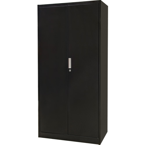 Combination Storage Cabinet, 36" W x 18" D x 72" H, Black Pronet Distribution