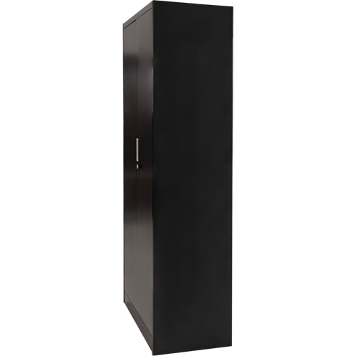 Combination Storage Cabinet, 36" W x 18" D x 72" H, Black Pronet Distribution