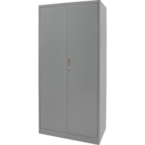 Combination Storage Cabinet, 36" W x 18" D x 72" H, Grey Pronet Distribution