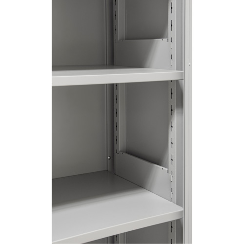 Hi-Boy Storage Cabinet, Steel, 4 Shelves, 72" H x 36" W x 18" D, Grey Pronet Distribution