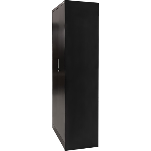 Hi-Boy Storage Cabinet, Steel, 4 Shelves, 72" H x 36" W x 18" D, Black Pronet Distribution
