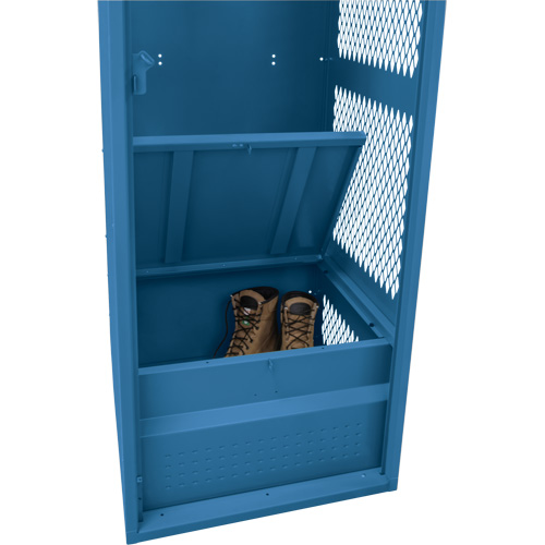 Casier pour &eacute;quipement, Acier, 24" la x 18" p x 72" h, Bleu fonc&eacute; Pronet Distribution