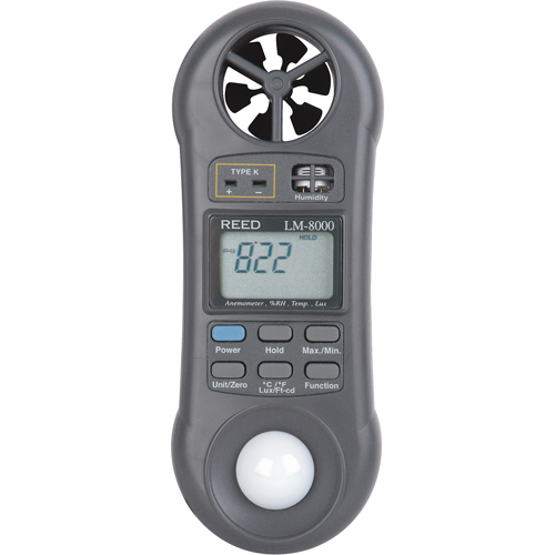 Thermo-an&eacute;mom&egrave;tres, Sans enregistrement des donn&eacute;es, Gamme de v&eacute;locit&eacute; d'air de 0,2 - 30,0 m/sec Pronet Distribution