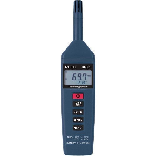 Thermo-Hygrometer, 0% - 100% RH, -4° - 140° F ( -20° - 60°C ) Pronet Distribution