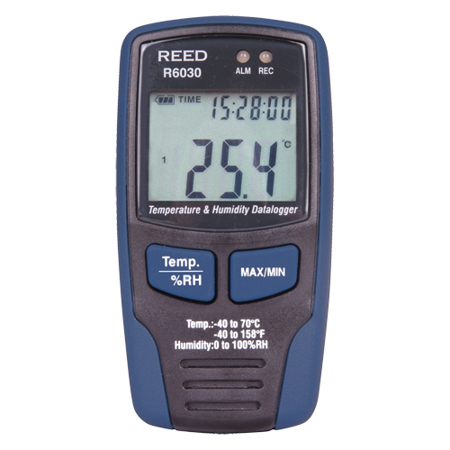 Temp/RH Data Logger with Calibration Certificate, 40°C to 70°C (-40°F to 158°F) Pronet Distribution