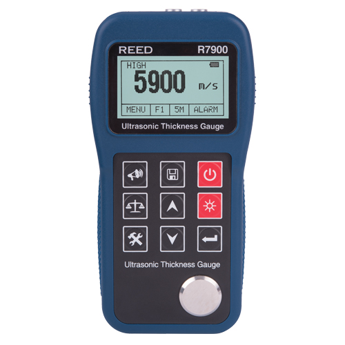 Ultrasonic Thickness Gauge, Digital Display, Ultrasound, 0.03" - 15.7" (0.65 mm - 400 mm) Range Pronet Distribution