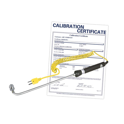 Right Angle Thermocouple Surface Probe with Calibration Certificate, 500 °C (932°F) Max. Temp. Pronet Distribution