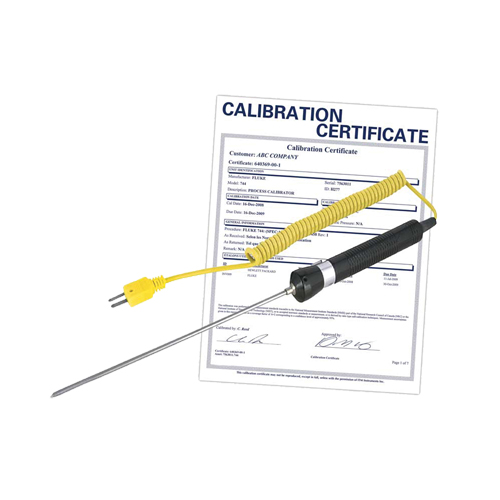 Sonde thermocouple &agrave; pointe d'aiguille avec certificat de calibration, 600 °C (1112°F) Temp. max. Pronet Distribution