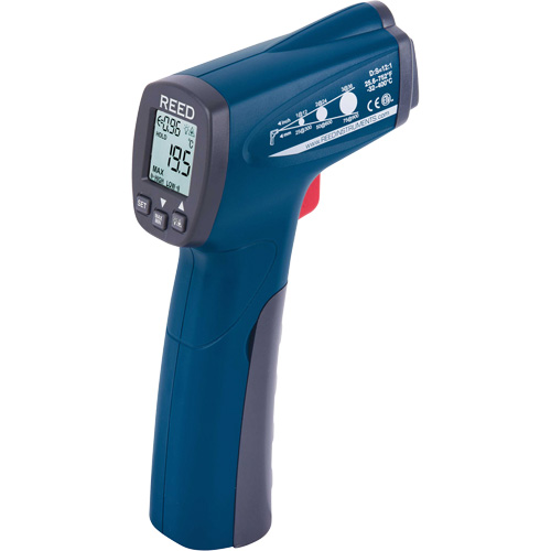 Thermom&egrave;tre &agrave; infrarouge, -25,6°- 752° F ( -32° - 400° C ), 12:1, &eacute;missivit&eacute; Ajustable Pronet Distribution