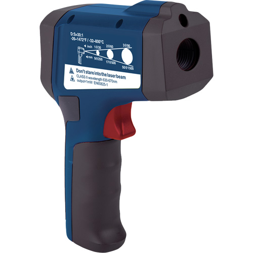 Thermom&egrave;tre &agrave; infrarouge professionnel, -26 - 1472° F ( -32 - 800° C ), 30:1, &eacute;missivit&eacute; Ajustable Pronet Distribution