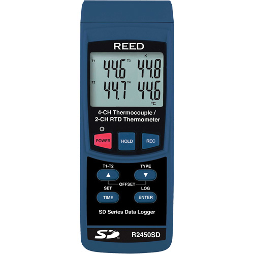 Thermom&egrave;tre thermocouple avec enregistreur de donn&eacute;es Pronet Distribution