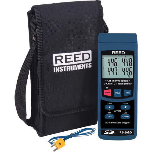 Thermom&egrave;tre thermocouple avec enregistreur de donn&eacute;es Pronet Distribution