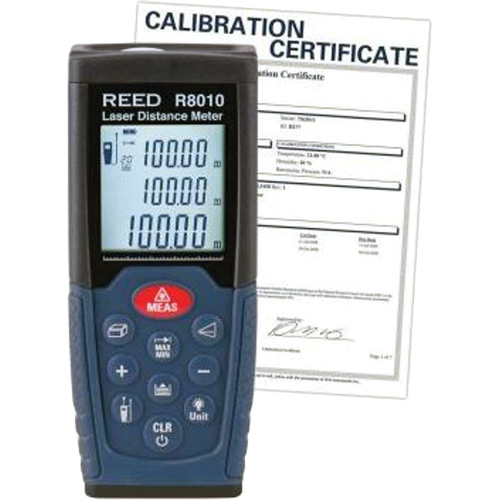 T&eacute;l&eacute;m&egrave;tre laser avec certificat de calibration, 1,92" - 328' (5 cm - 100 m) Gamme de mesure, Num&eacute;rique (&eacute;lectronique) Pronet Distribution