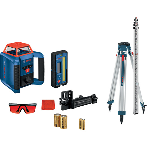 Ensemble laser rotatif horizontal auto-nivelant Revolve2000, 2000' (609,6 m), 670 N.m Pronet Distribution