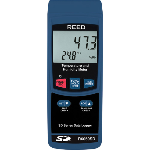 Data Logging Thermo-Hygrometer with Calibration Certificate, 5% - 95% RH, 32° - 122° F ( 0° - 50°C ) Pronet Distribution