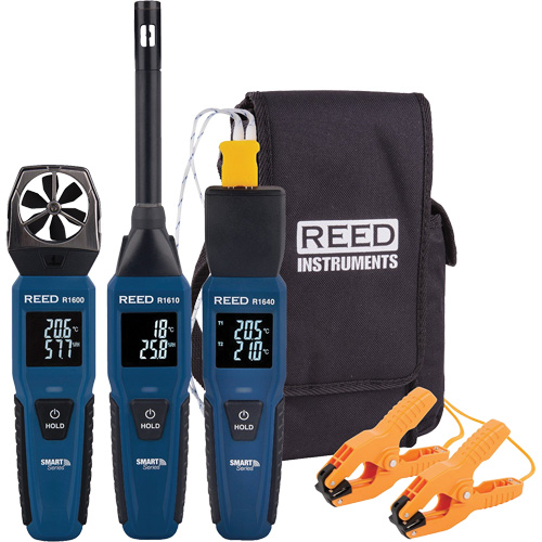 Trousse de CVCA avec enregistreur de donn&eacute;es Bluetooth de s&eacute;rie intelligente R16X0, Contact, Num&eacute;rique Pronet Distribution