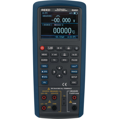 Multifunction Process Calibrator, Without Data Logging, Portable, 5 Processes Pronet Distribution