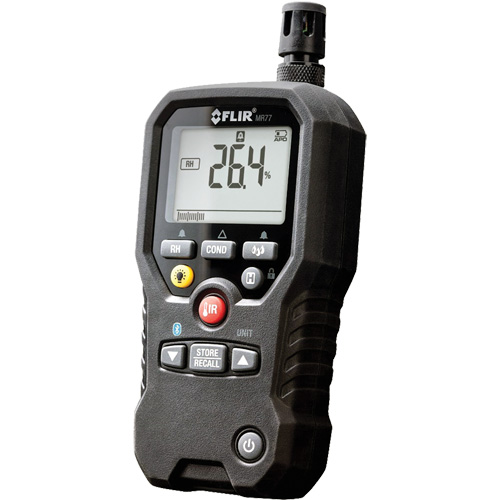 Humidim&egrave;tre 5-en-1 MR77 avec METERLINK, Gamme d'humidit&eacute; 0 - 99%, Gamme de temp&eacute;rature -4°- 392° F ( -20° - 200° C ) Pronet Distribution