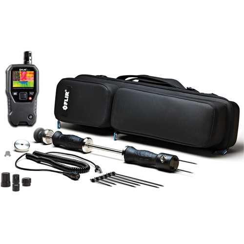 Ensemble d'imagerie professionnelle de l'humidit&eacute; avec marteau & sonde de cavit&eacute; murale, Gamme d'humidit&eacute; 7 - 100%, Gamme de temp&eacute;rature 32°- 122° F ( 0° - 50° C ) Pronet Distribution