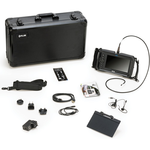 Ensemble de vid&eacute;oscope avec longue sonde de cam&eacute;ra HD 5,5 mm × 1 m, 7" Affichage, 1024 x 600 pixels Pronet Distribution