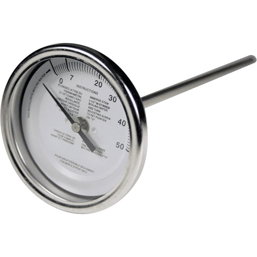 5" Maple Syrup Stem Thermometer, Contact, Analogue Pronet Distribution