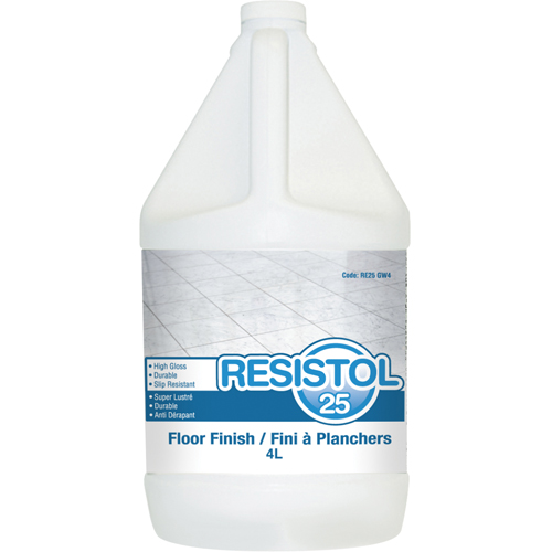 Resistol 25 Floor Finishes, 4 L, Jug Pronet Distribution