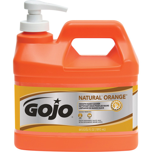 Natural Orange Hand Cleaner, Cream, 1.89 L, Pump Bottle, Citrus/Orange Pronet Distribution