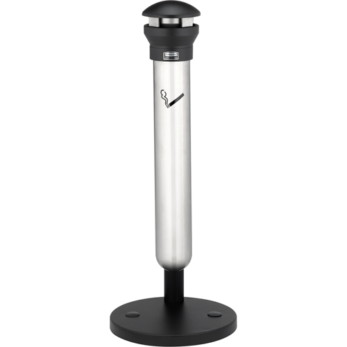 Solutions pour la gestion des m&eacute;gots de cigarettes Infinity, Sur pied, M&eacute;tal, Capacit&eacute; 1,33 gal./1,33 gal. US, Hauteur 39" Pronet Distribution