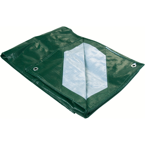 Tarp, Heavy-Duty, Green, 8' x 6' x 9 mils Pronet Distribution