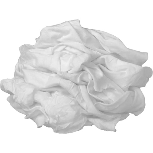 Wiper, Cotton/Polyester, White, 20 lbs. Pronet Distribution