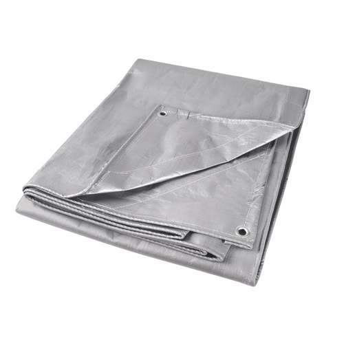 Tarp, Super Heavy-Duty, Silver, 10' x 8' x 12 mils Pronet Distribution