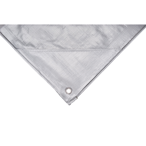Tarp, Super Heavy-Duty, Silver, 10' x 8' x 12 mils Pronet Distribution