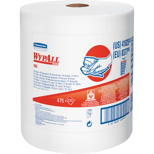 X80 Disposable Cloths, Heavy-Duty, 12-1/2" L x 13-2/5" W Pronet Distribution