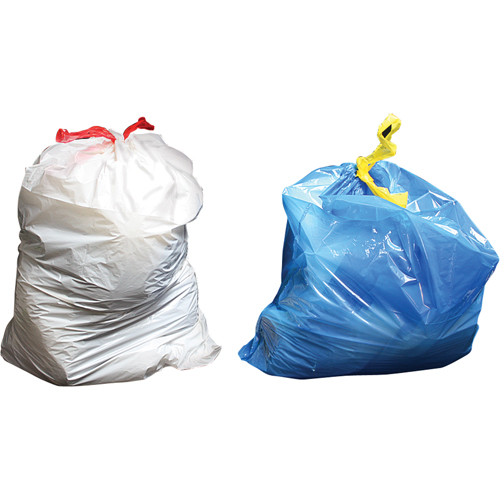 Sacs &agrave; d&eacute;chets Sure-Tie, Fort, 33" la x 38" lo, 0,9 mils, Transparent, Capacit&eacute; 121,13 L (32 gal.) Pronet Distribution