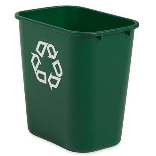 Corbeille moyenne pour le recyclage, De bureau, Plastique, 28 pintes US Pronet Distribution
