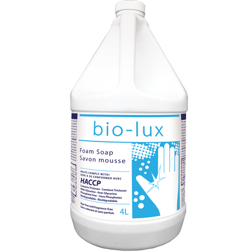 Savon antimicrobien Bio-Lux, Mousse, 4 L, Sans parfum Pronet Distribution