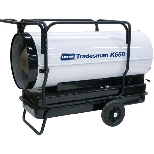 Tradesman&reg; Forced Air Heater, Fan, Kerosene, 650,000 BTU/H Pronet Distribution