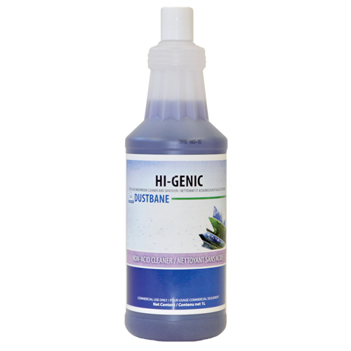 Hi-Genic Bathroom Cleaner and Sanitizer, 1 L, Bottle Pronet Distribution