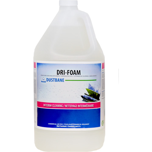 Shampooing pour tapis & meubles rembourr&eacute;s avec un appareil &agrave; brosse rotative Dri-Foam, 5 L, Cruche Pronet Distribution
